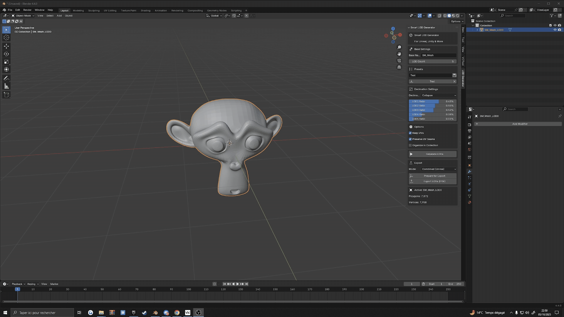 Smart LOD Generator Demo