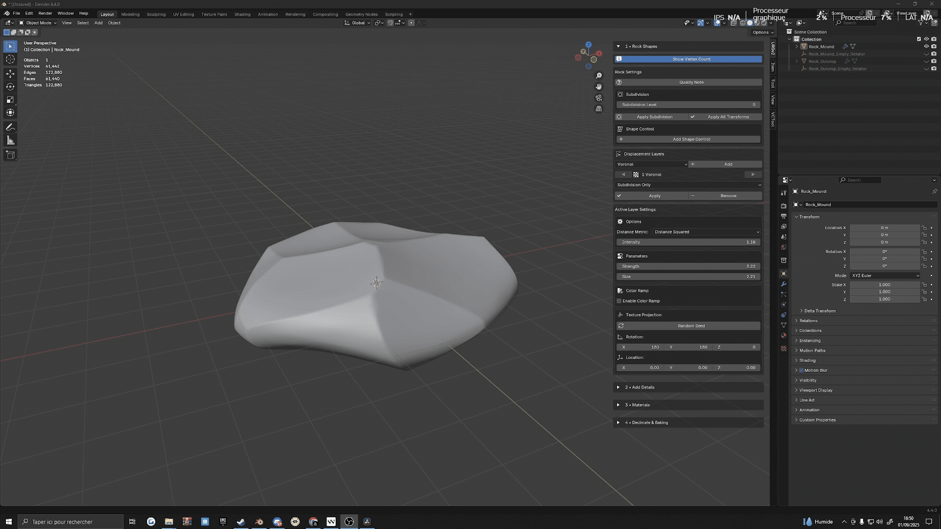 Rock Generation Process